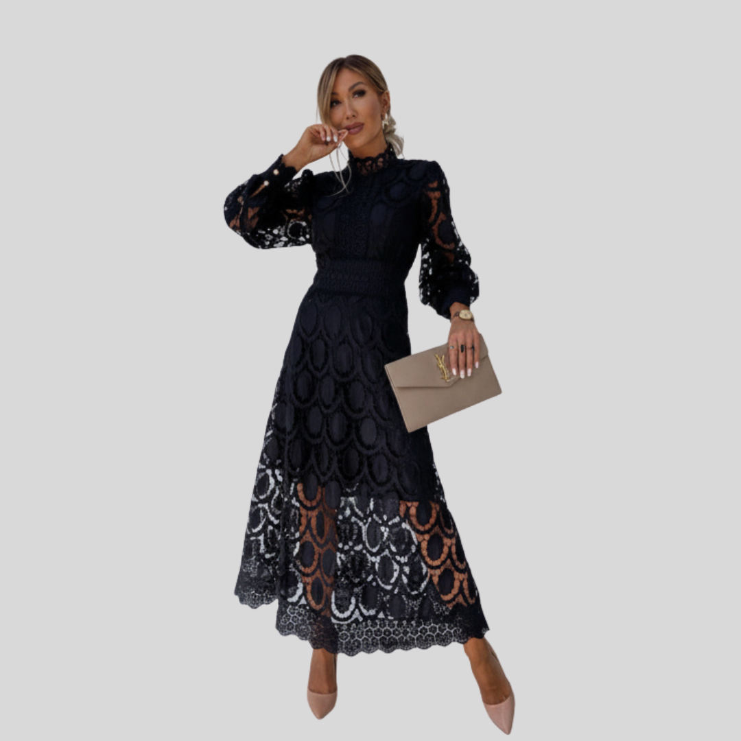 Sophie | Elegant Lace Midi Occasion Dress