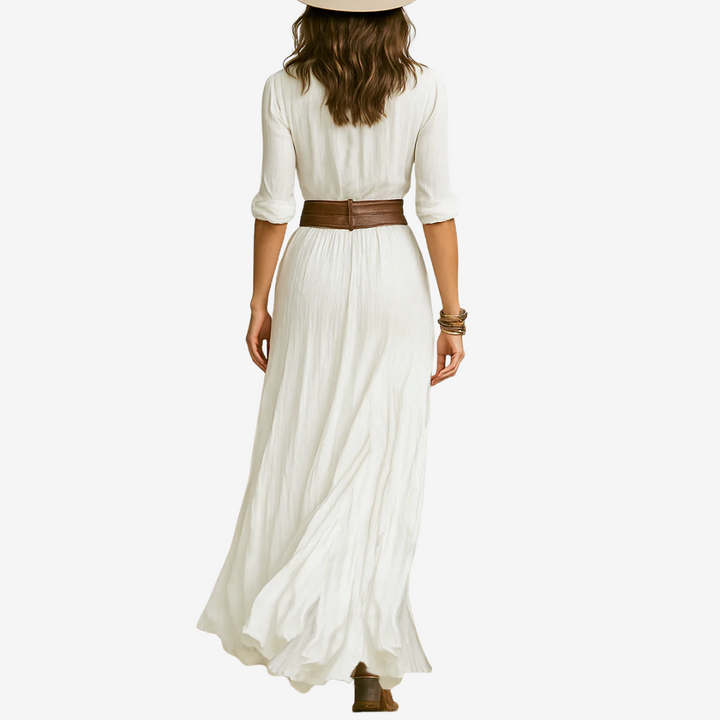 Eve™ Maxi Belted Dress
