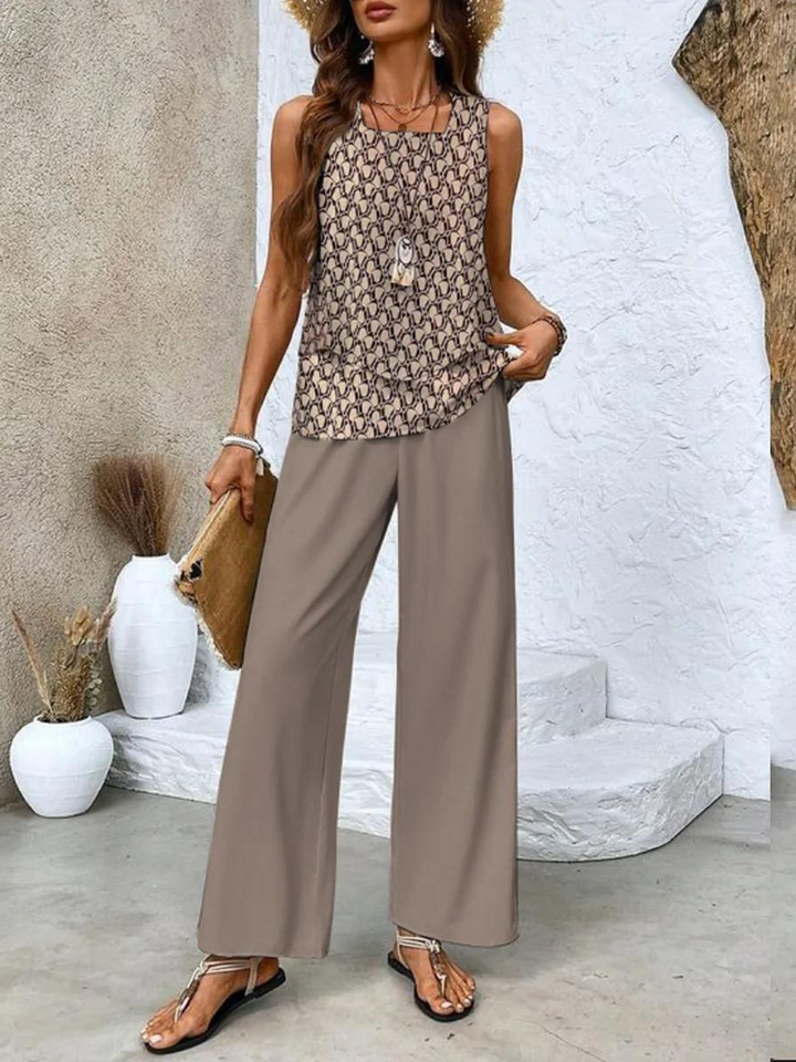 Linda | Elegant Layered Two-Piece Set