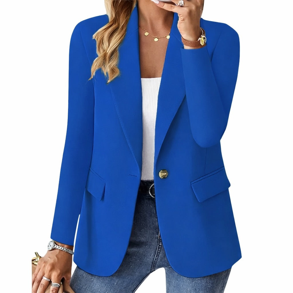 Claire | Tailored Longline Single-Button Blazer