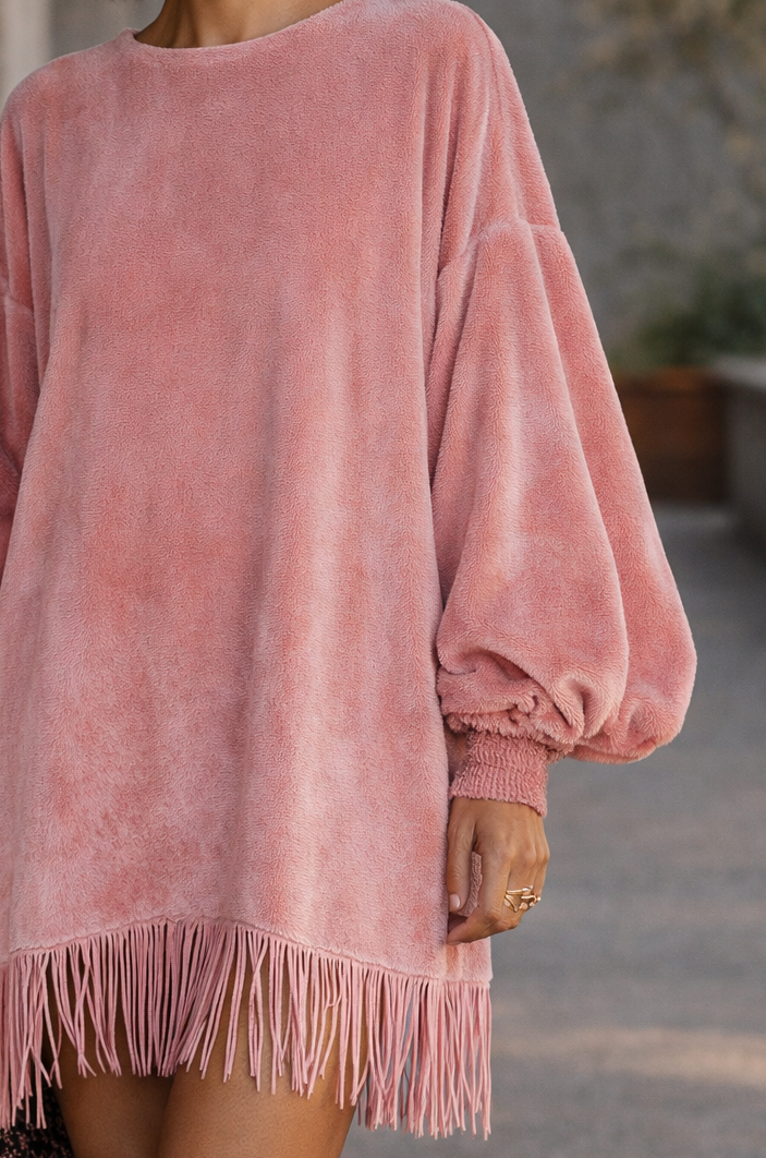 PATRICIA | Oversized Fringe Everyday Dress