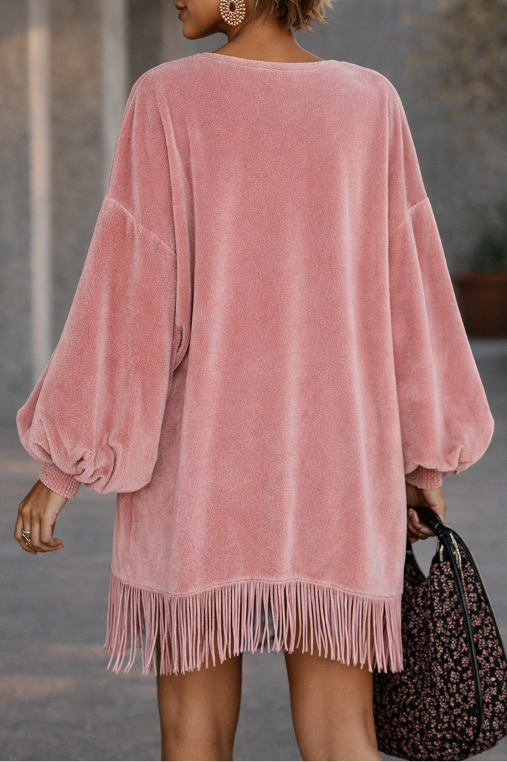 PATRICIA | Oversized Fringe Everyday Dress