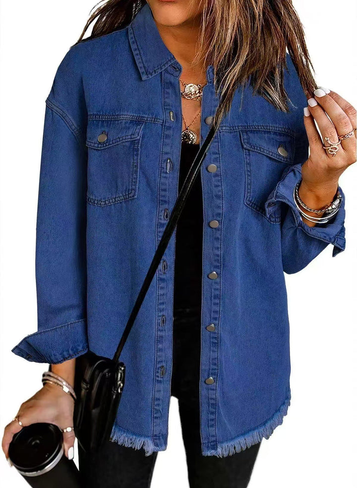 ROXANNE™ Everyday Button Denim Overshirt