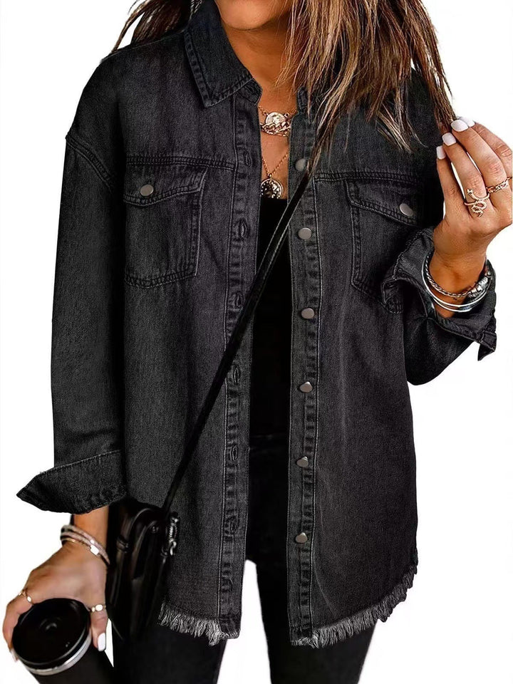 ROXANNE™ Everyday Button Denim Overshirt