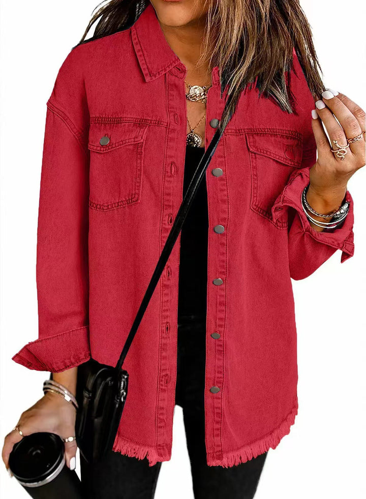 ROXANNE™ Everyday Button Denim Overshirt