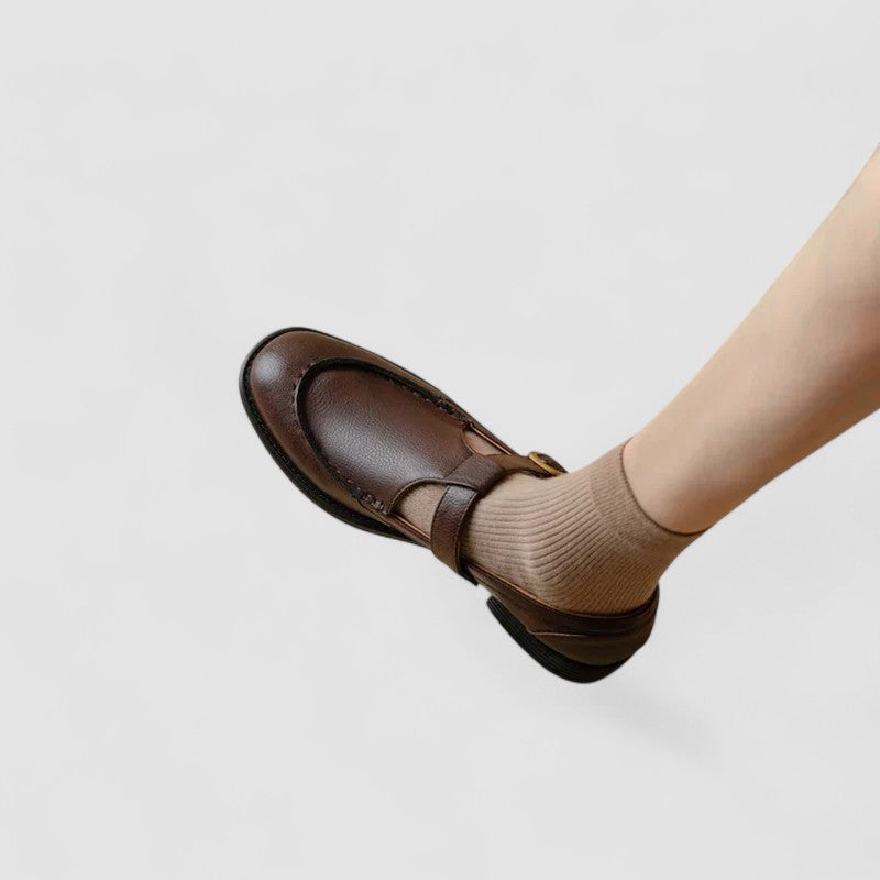 AVERY | ORTHOPEDIC MARY JANE SHOES WITH SQUARE TOES