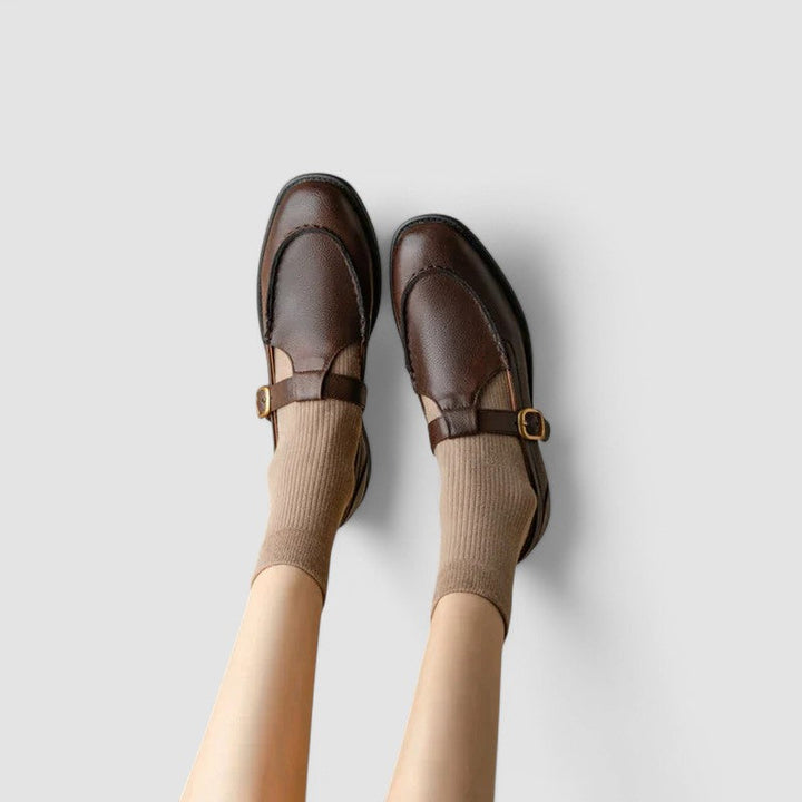 AVERY | ORTHOPEDIC MARY JANE SHOES WITH SQUARE TOES