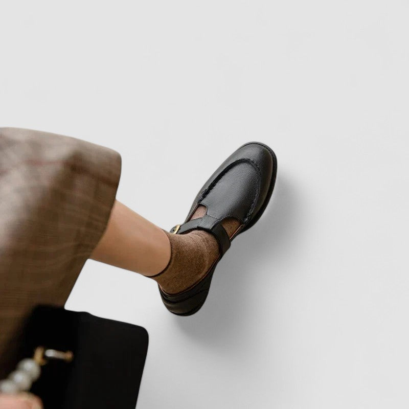 AVERY | ORTHOPEDIC MARY JANE SHOES WITH SQUARE TOES