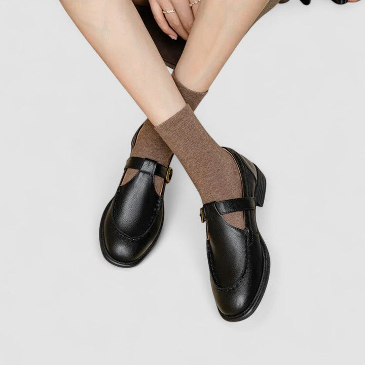 AVERY | ORTHOPEDIC MARY JANE SHOES WITH SQUARE TOES