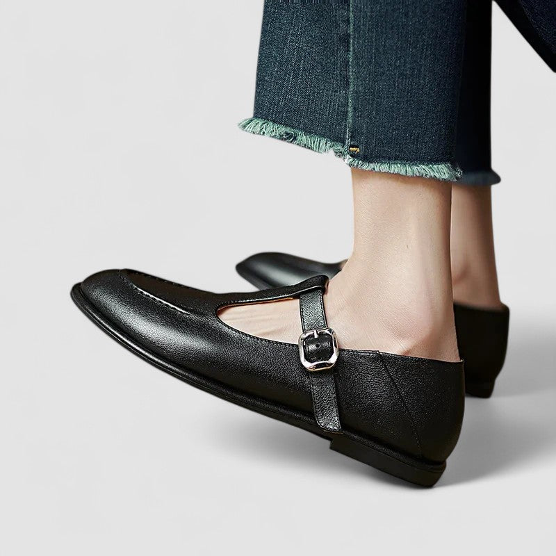 CAMILA | ORTHOPEDIC MARY JANE SHOES WITH LOW HEELS