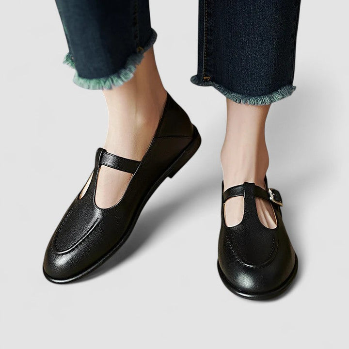 CAMILA | ORTHOPEDIC MARY JANE SHOES WITH LOW HEELS