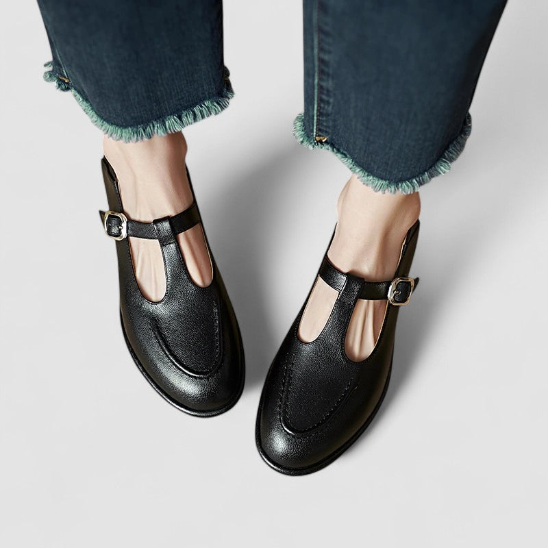 CAMILA | ORTHOPEDIC MARY JANE SHOES WITH LOW HEELS