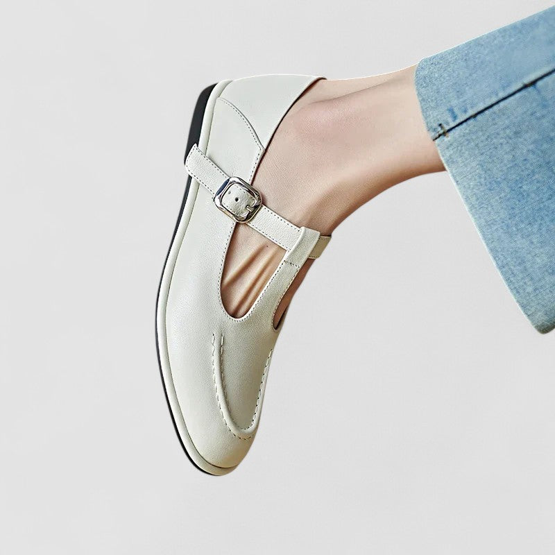 CAMILA | ORTHOPEDIC MARY JANE SHOES WITH LOW HEELS