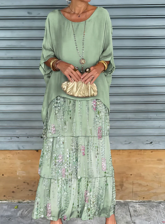 Margaret | Elegant Layered Maxi Dress