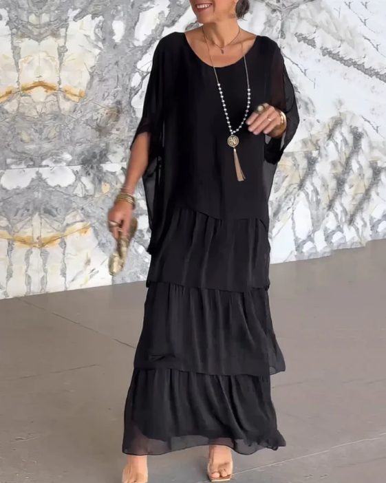 Margaret | Elegant Layered Maxi Dress