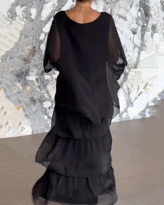 Margaret | Elegant Layered Maxi Dress