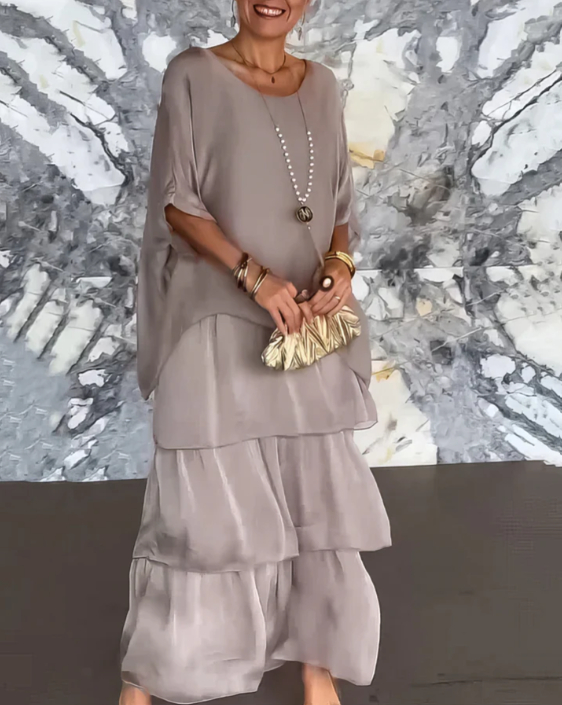Margaret | Elegant Layered Maxi Dress
