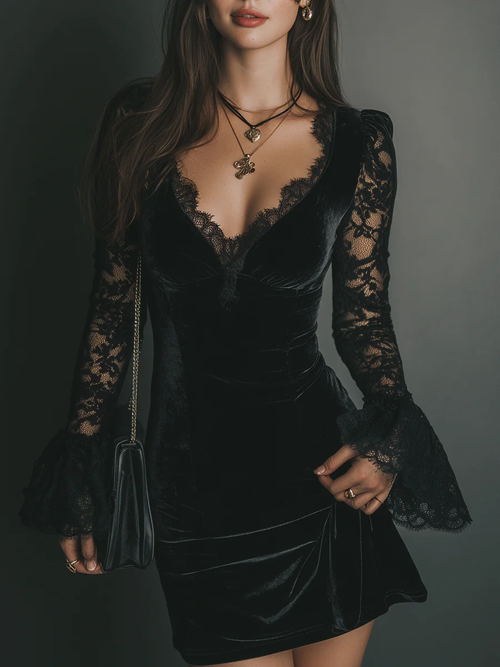 ELLIE™| Elegant Lace Evening Dress